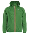 K-WAY K-WAY MEN'S GREEN POLYESTER OUTERWEAR JACKET,K004BD0X1Q XL