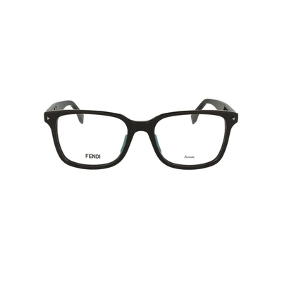 Fendi Men's Black Acetate Glasses In Brown