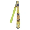 VERSACE GREEN SILK TIE,ICR7001A233340A7047