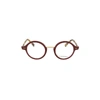 KALEOS KALEOS MEN'S RED ACETATE GLASSES,THOMPSON2 45