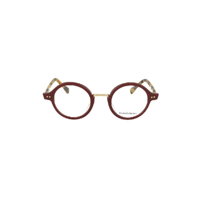 Kaleos Men's Red Acetate Glasses