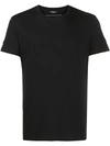 BALMAIN BALMAIN MEN'S BLACK COTTON T-SHIRT,TH11601I2400PA S