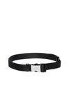 PRADA PRADA MEN'S BLACK POLYAMIDE BELT,2CN059BV1F0002 105