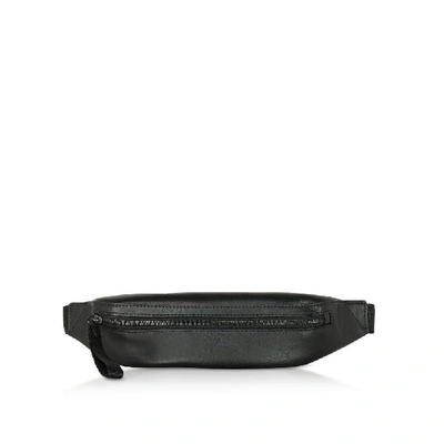 Karl Lagerfeld Karl X Carine Small Leather Belt Bag In Black