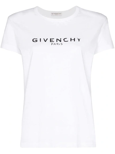 Givenchy Women's White Cotton T-shirt