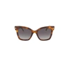 MAX MARA MAX MARA WOMEN'S BROWN ACETATE SUNGLASSES,MMNEEDLEIV5819O 49