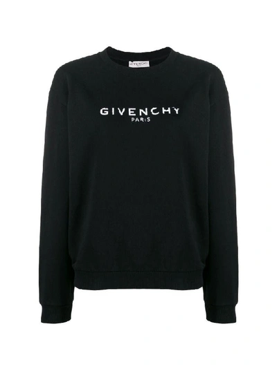 Givenchy Women's Black Cotton Sweatshirt