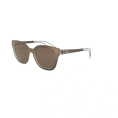 Dior Women's Ama1tgtej Brown Acetate Sunglasses - Atterley