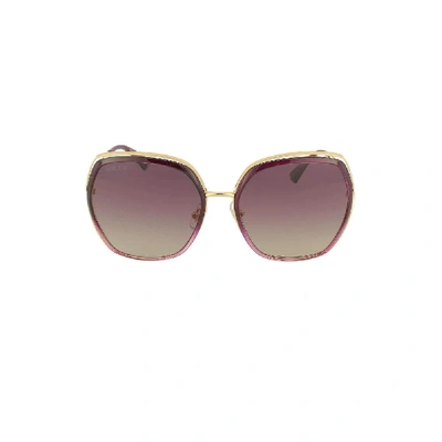 Bolon Women's Gold Metal Sunglasses