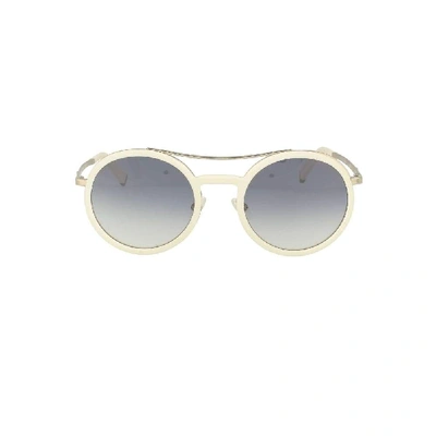 Max Mara Women's White Acetate Sunglasses