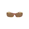 ALAIN MIKLI ALAIN MIKLI WOMEN'S MULTICOLOR ACETATE SUNGLASSES,A048616V3 60