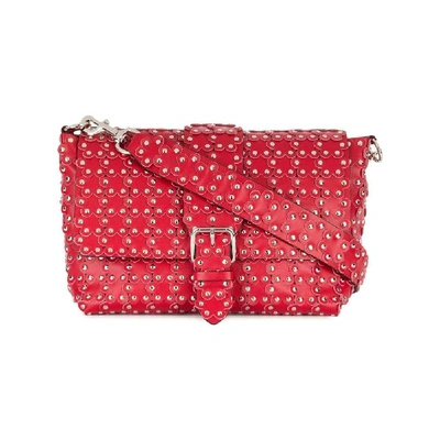 Red Valentino Women's Pq2b0a23xiqf58 Red Leather Shoulder Bag