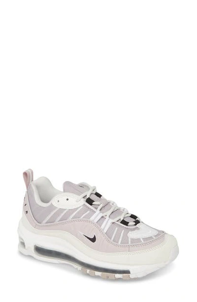 Nike Air Max 98 Sneaker In Silver Lilac/ Black/ Violet