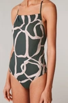COS PRINTED PADDED SWIMSUIT,0856571001