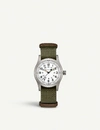 Hamilton H69439411 Khaki Field Mechanical Stainless Steel And Canvas Watch