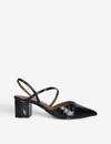 KURT GEIGER Burlington leather heeled sandals,5305-10004-4054800409