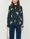 TED BAKER Savanna floral crepe shirt