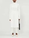 THE ROW Moa funnel-neck wool and cashmere-blend midi dress