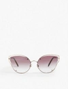 Celine Va2015 Cat-eye-frame Sunglasses In Black