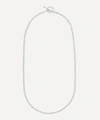 ALL BLUES ANCHOR LINK POLISHED SILVER NECKLACE,000623958