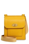 Mulberry Small Antony Leather Crossbody Bag In Deep Amber