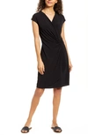Tommy Bahama Carmela Faux Wrap Dress In Black