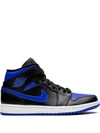 Jordan Air  1 Mid "royal" Sneakers In Black