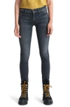 Mother Looker Mid Rise Skinny Jeans In Night Owl