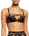 AGENT PROVOCATEUR DEMELZA LACE CRISSCROSS BRA,PROD152770069