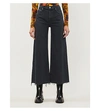 MOTHER THE UNDERCOVER WIDE-LEG CROPPED HIGH-RISE JEANS,R00006051
