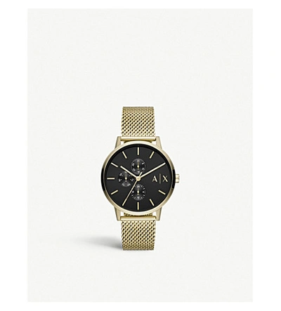 Armani Exchange Ax2715 Gold-plated Stainless Steel Watch