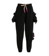 NATASHA ZINKO RUFFLE-DETAIL SWEATPANTS,15048593