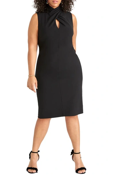 Rachel Rachel Roy Trendy Plus Size Harland Twist-neck Sheath
