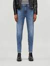 CALVIN KLEIN SLIM-FIT TAPERED HIGH-RISE JEANS,R00008461