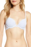 ON GOSSAMER SLEEK MICRO LACE UNDERWIRE CONVERTIBLE PUSH-UP BRA,G9200