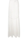 Macgraw Embroidered Majestic Skirt In White