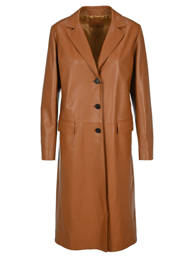 Prada Oversized Coat In Brown