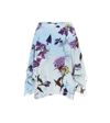 Stella Mccartney Asymmetric Floral-print Silk Mini Skirt In Multicoloured