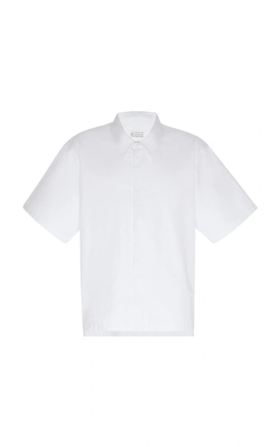 Maison Margiela Bowling Cotton Shirt In White