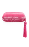 Sophie Bille Brahe Pink Velvet Tassel Jewellery Box In Pink