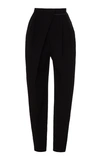 PROENZA SCHOULER CONTRAST-STITCHED DRAPED HIGH-RISE TROUSERS,780841