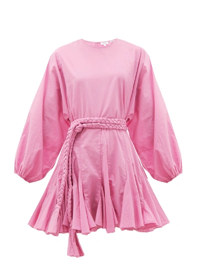 Rhode Ella Poplin Mini Dress In Pink