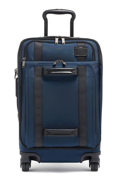 Tumi Merge 22-inch Front Lid Recycled Dual Access 4-wheeled Carry-on In Navy