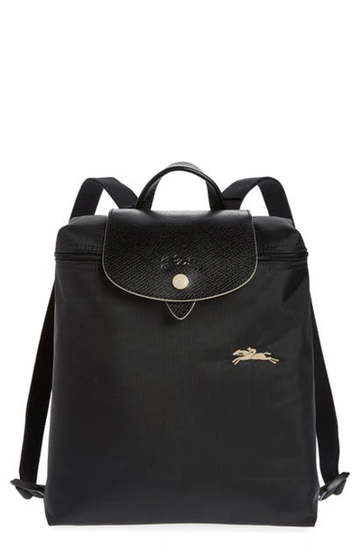 Longchamp Le Pliage Club Backpack In Blue