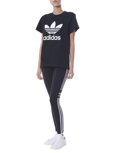 Adidas Originals Trefoil Leggings In Black