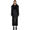 STELLA MCCARTNEY BLACK ALTER SHEARLING BIKER COAT