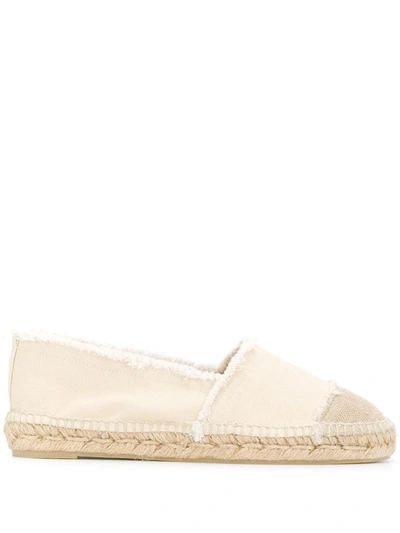 Castaã±er Castaner Womens Bone Kampala Cotton-canvas Espadrilles In Cream