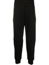 ALEXANDER MCQUEEN EMBROIDERED LOGO PATCH TRACK TROUSERS