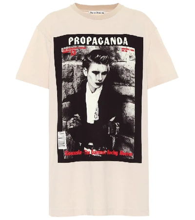 Acne Studios Propaganda Magazine棉质t恤 In Cream