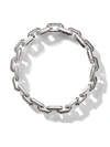 DAVID YURMAN STERLING SILVER DECO LINK BRACELET